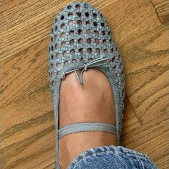Matisse Blue Perforated Flats Slip-On Comfort - Picture 13 of 13